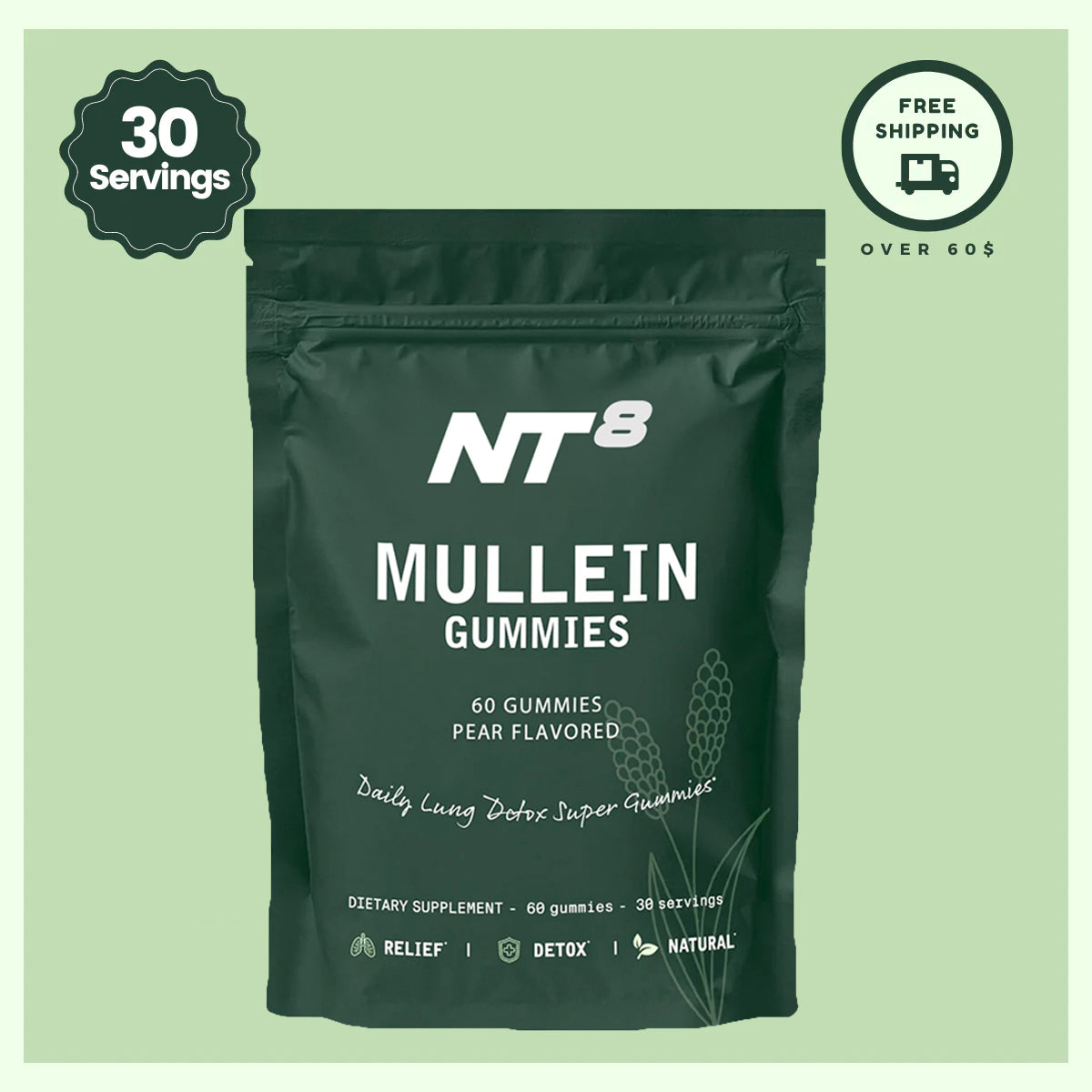 NT8® - Pure Mullein Gummies